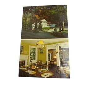 Vintage Iron Forge Inn Postcard Bellvale NY Dexter Press Map Historical Ephemera